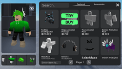 Catalog Avatar Creator gallery