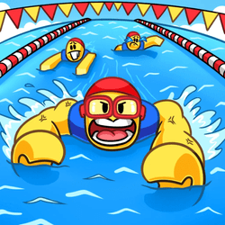 Game thumbnail for Swimming Race Simulator