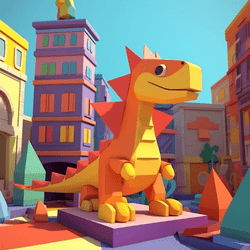 Game thumbnail for Dinosaur City Simulator