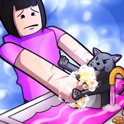 Game thumbnail for Cat Washing Tycoon